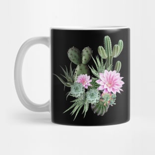 Cactus succulents plants watercolor flower Mug